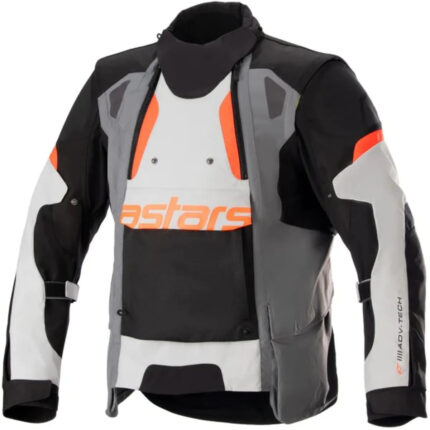 Jaqueta Alpinestars Halo Drystar Cinza/Preto/Laranja