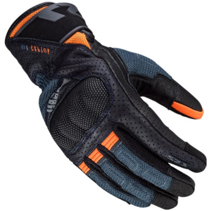 Luva LS2 Air Raptor Dark - Azul/Laranja