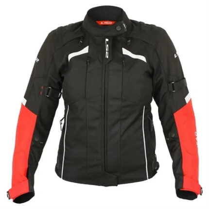 Jaqueta LS2 Serra Lady Preto/Vermelho (Impermeável/Feminina)