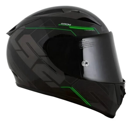 Capacete Ls2 FF323 Arrow Techno Preto/Cinza/Verde