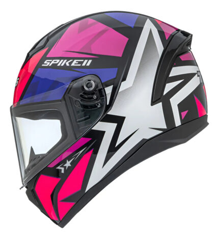 Capacete Peels Spike II 1st Preto e Pink